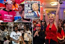 How Trump’s huge gains with Latino and Asian voters and black men landed him back in the White House